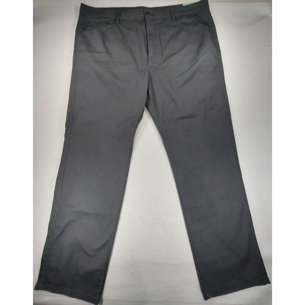 Magellan Outdoors Mens Heritage 5-Pocket Flex Pants Gray 42W X 32L NWT